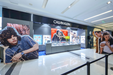 图注：CALVIN KLEIN腕表首饰新形象店揭幕现场